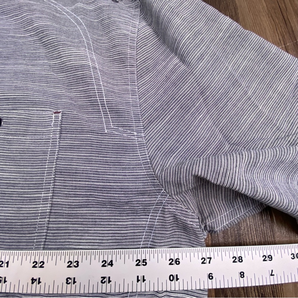 Drill NYC Men’s Short Sleeve Casual Button Down Shirt Light Weight Size 3XLB - Picture 9 of 10